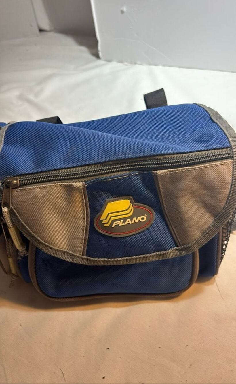 Plano Blue and Gray Fishing Tackle Bag